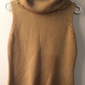 Gold sweater vest